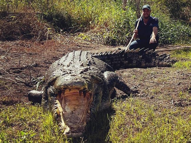 Rowan Sutton thought off a crocodile who had attacked his co-worker Lachlan McDougall Monk. The two were attacked while harvesting crocodile eggs for  NT Wildlife Harvesting.