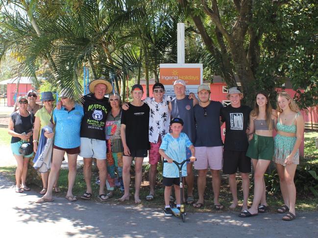 The Hickson family, after missing many family milestones thisyear, caught up for a family reunion in Byron Bay recently.