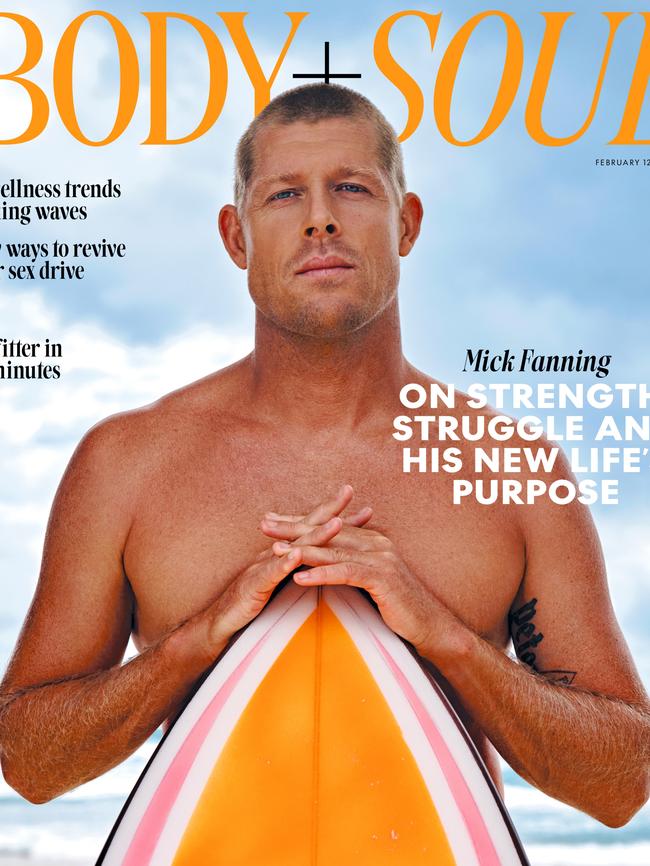 Mick Fanning on the cover of Body and Soul.