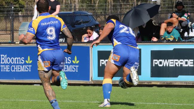 Elia Morisio scores for St Patricks. Picture: Steve Montgomery