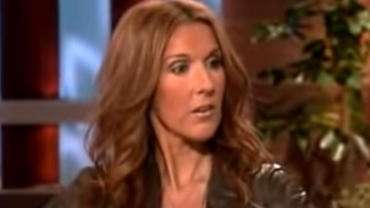 Celine Dion was noticeably taken aback by the comment. Picture: YouTube