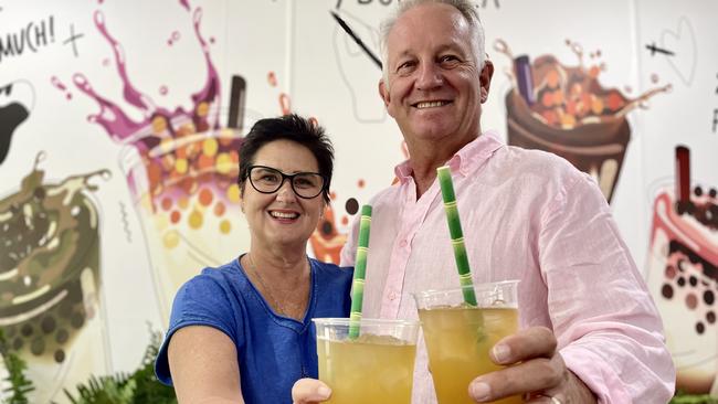 Rob and Lisa Fogarty to open Magnetic Island's first bubble tea business on April 30.