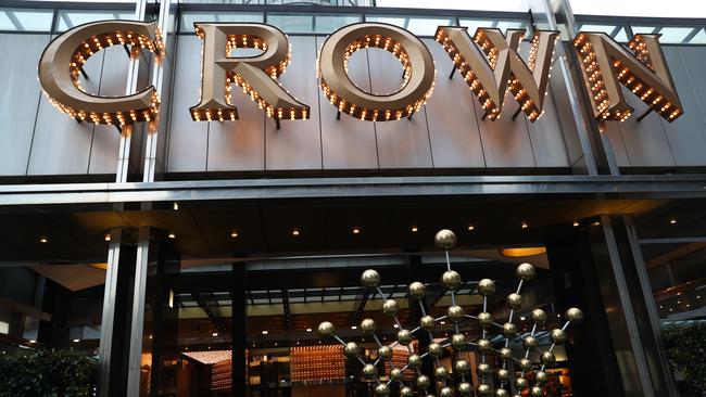 Crown Resorts says it owes the Victorian government $37m in unpaid taxes despite one of its own executives estimating the bill to be worth more than $200m. Picture: NCA NewsWire/David Crosling