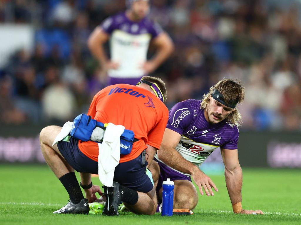 73 points for Ryan Papenhuyzen, but perhaps his last for a while. Picture: Chris Hyde/Getty Images