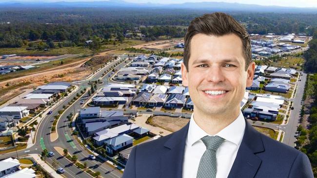 Demographer Simon Kuestenmacher said Logan council was in shock as the “millennial” population soared in growth suburbs such as Yarrabilba, pictured.