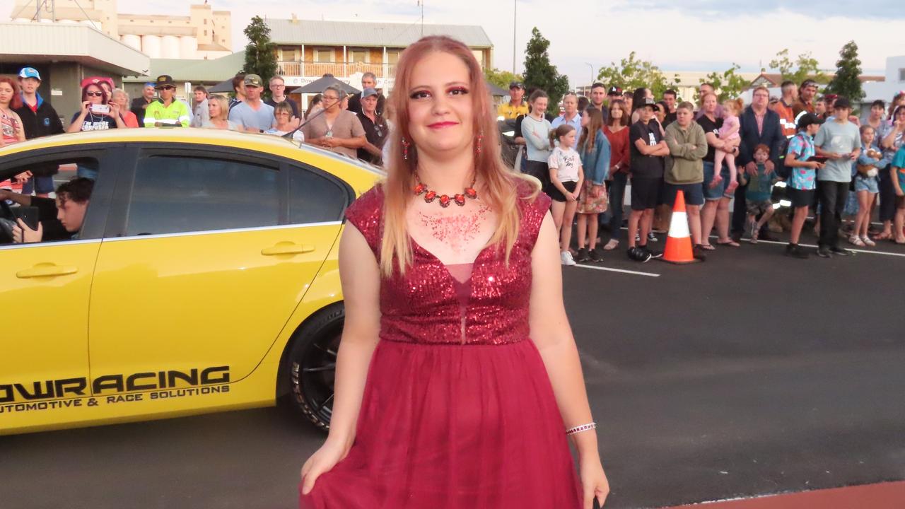 Students arriving at the Kingaroy State High School Formal at Kingaroy Town Hall on November 11.