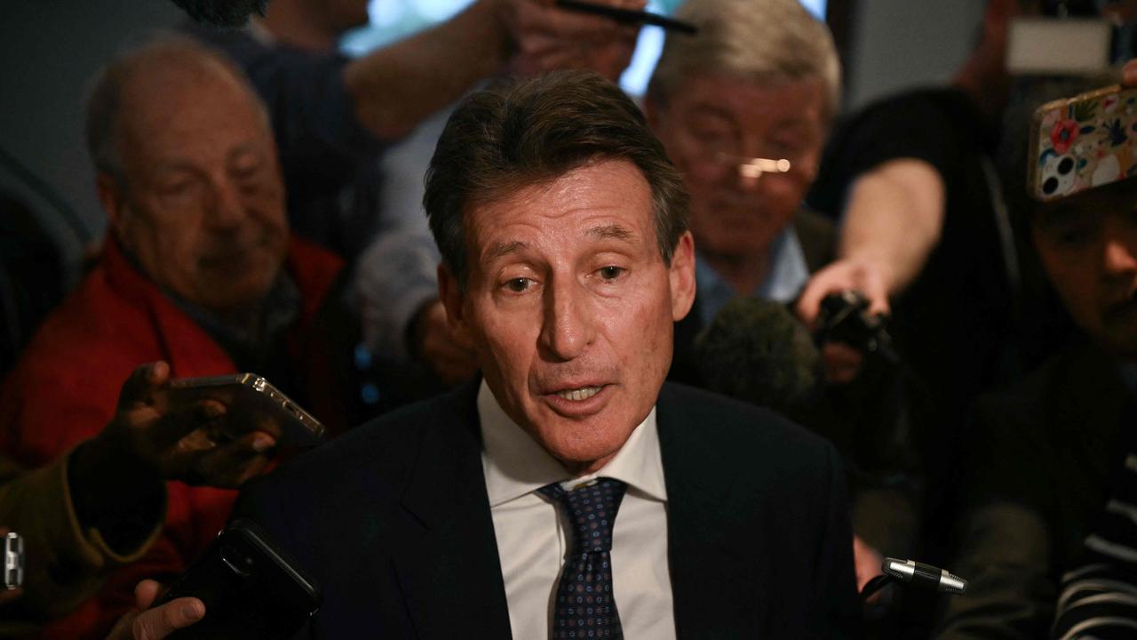 Sebastian Coe addresses media after missing out on International Olympic Committee presidency