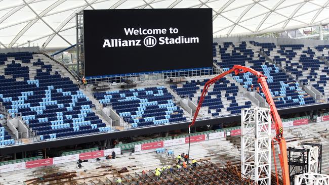 Allianz Stadium is expected to be open by the NRL finals series in September. Picture: Gregg Porteous