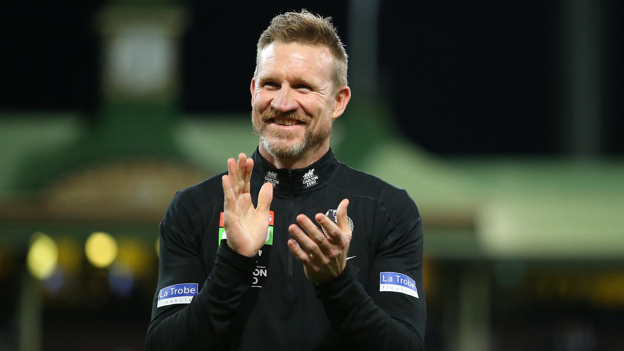 Former Magpies senior coach Nathan Buckley. Picture: Jason McCawley