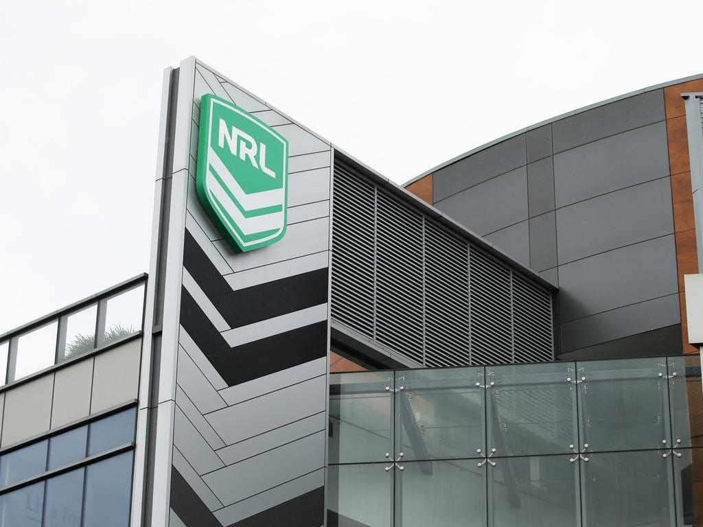 SYDNEY, AUSTRALIA - APRIL 02: A general view of NRL headquarters next to the Sydney Football Stadium redevelopment site on April 02, 2020 in Sydney, Australia. Sport and events held at the stadium continue to be postponed and cancelled under current Coronavirus related restrictions in place across the State. (Photo by Matt King/Getty Images)