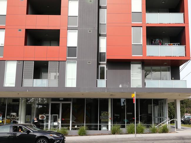 The Canterbury apartment block where the girls were found. Picture: Daily Telegraph / Gaye Gerard