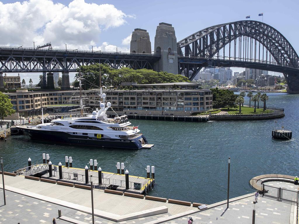 Clive Palmer’s $40 million super yacht, Australia. Picture: Dylan Coker