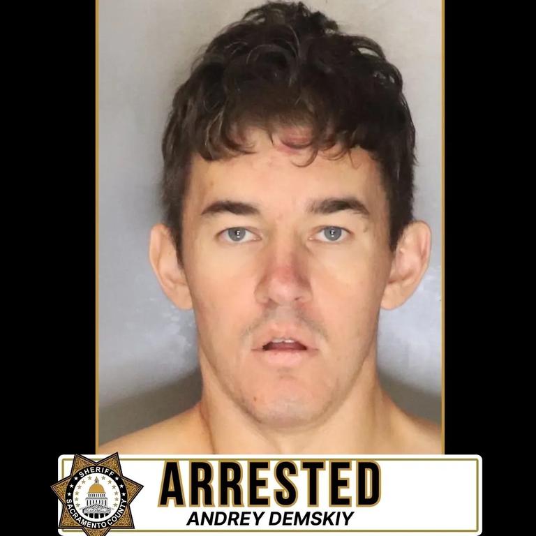 Andrey Demskiy was arrested by sheriff’s deputies after they discovered the severed head of his 1-year-old son. Picture: Sacramento County Sheriff's Office