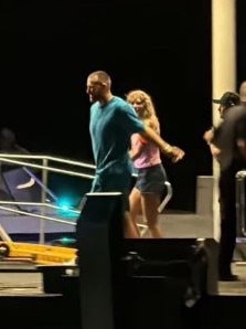 Taylor Swift and Travis Kelce's Sydney boat date after her first show at Accor Stadium on Friday.