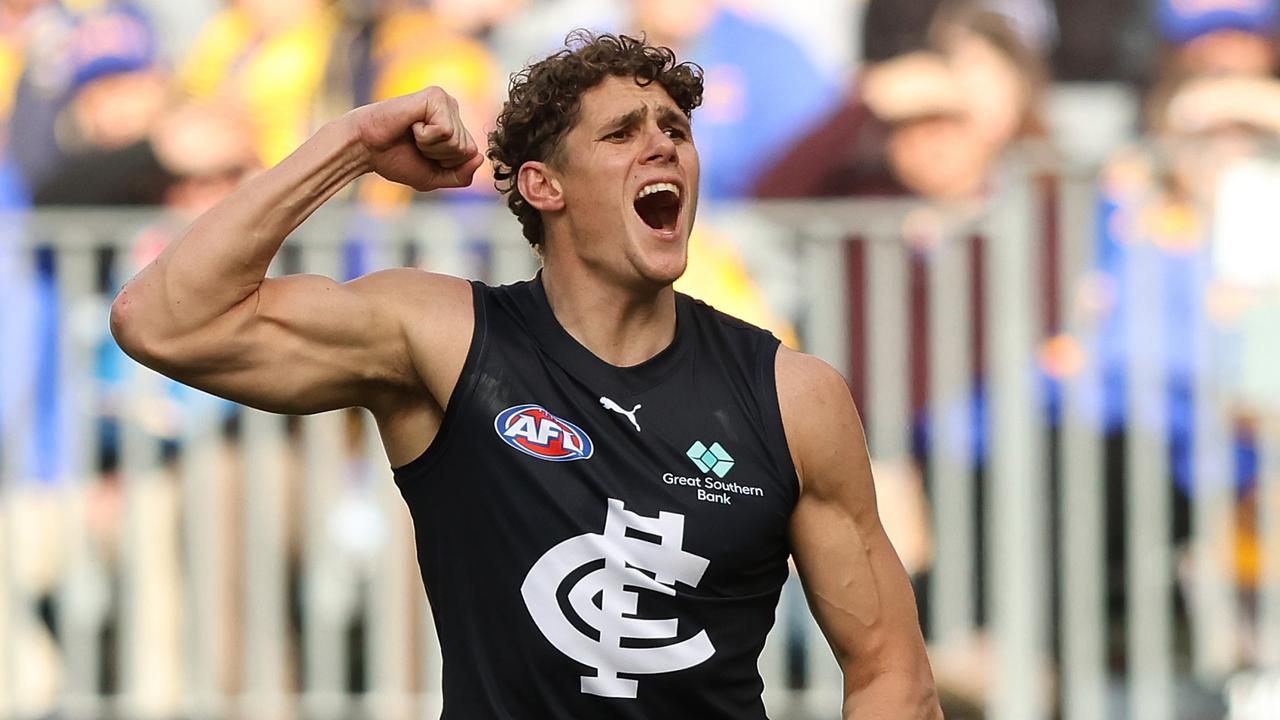 Charlie Curnow is having a brilliant season. Picture: Paul Kane/Getty Images