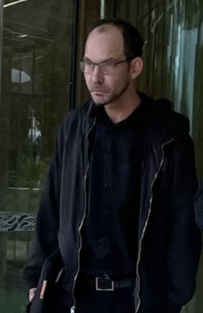 Robert Vivian Summerhayes, 36, outside the court. Picture: Janine Watson.