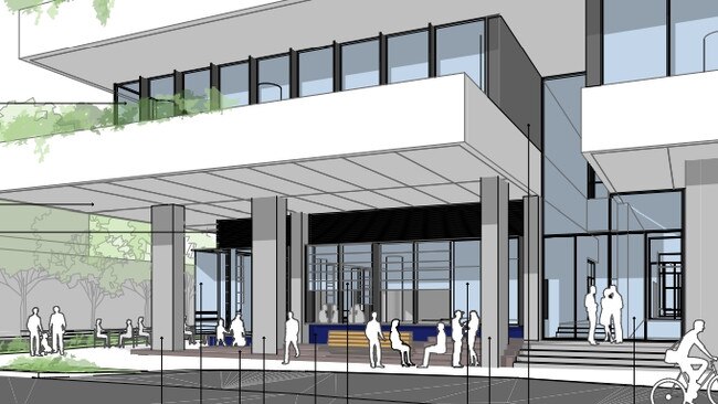 A drawing for Reyes Lane Social Centre.