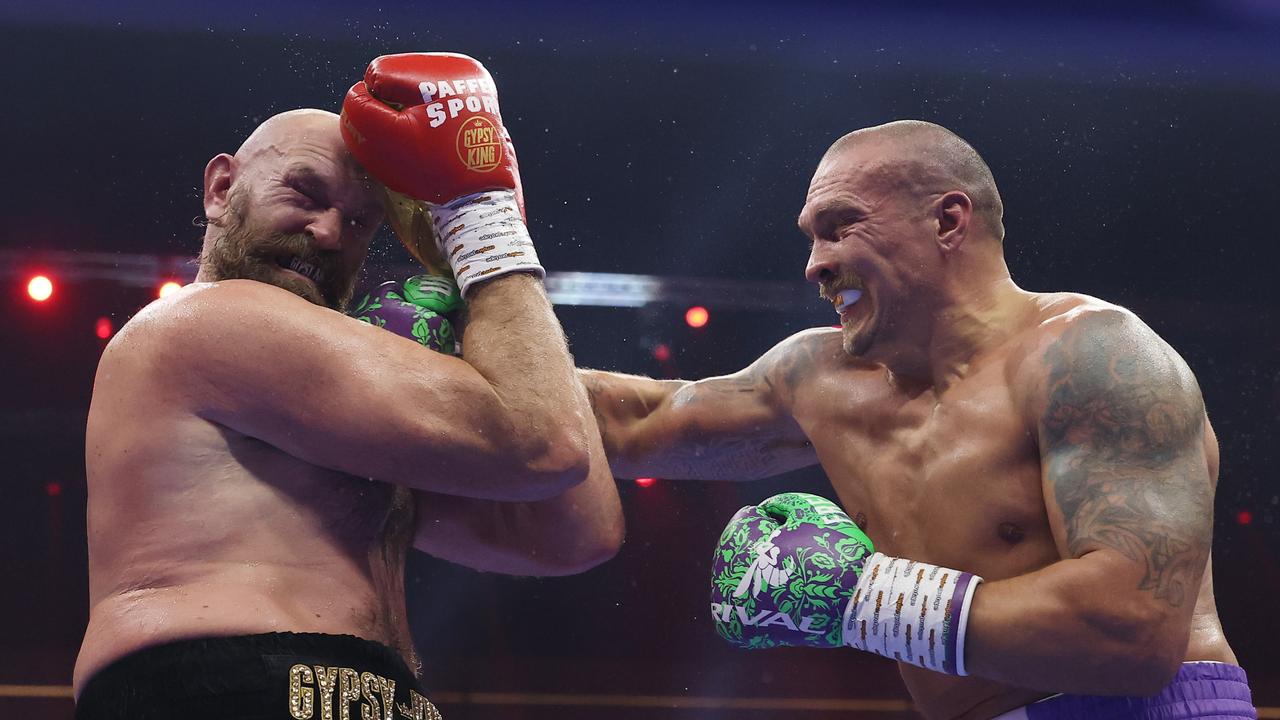 Oleksandr Usyk has beaten Tyson Fury twice this year. (Photo by Richard Pelham/Getty Images)