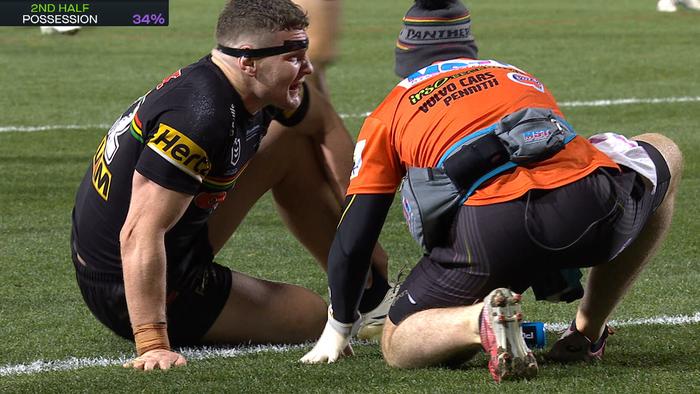 Liam Martin copped a painful ankle injury in another blow to the Panthers.