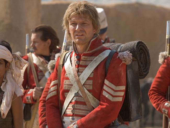 ‘He was the perfect Sharpe’ ... actor Sean Bean has had a huge influence on how Bernard Cornwell writes the character of Richard Sharpe.