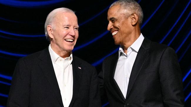 Joe Biden and Barack Obama. Picture: Mandel Ngan/AFP