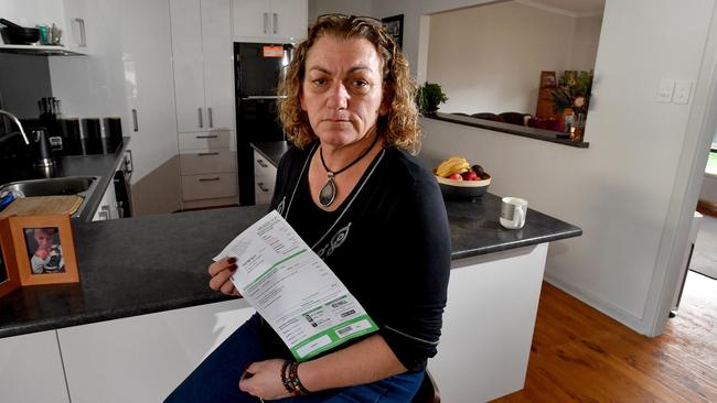 Banksia Park resident Rose Morton is among Tea Tree Gully Council ratepayers paying $595 for a septic tank on the edge of Adelaide. Picture: SAM WUNDKE