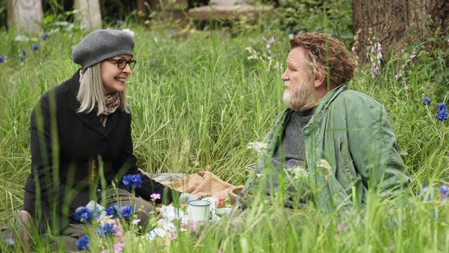 Diane Keaton and Brendan Gleeson in Hampstead.