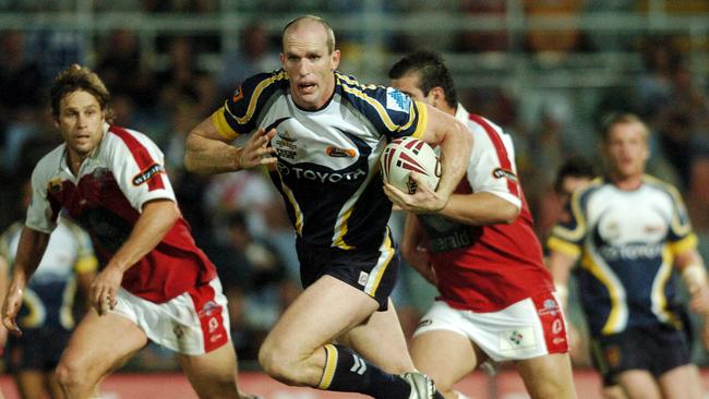 Scott Minto in action for the Cowboys.