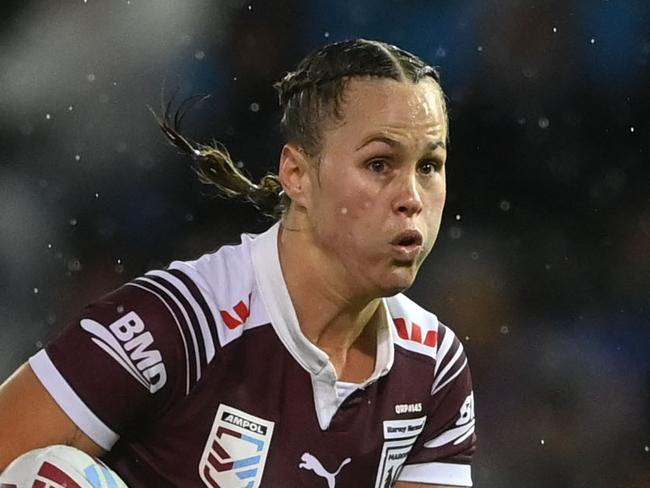 Broncos recruit Keilee Joseph will start her first game of the Women’s State of Origin series after being called in to replace injured Titans gun Sienna Lofipo. Picture: NRL Imagery