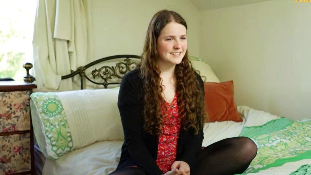 Isabelle is almost 18 and looking forward to a positive future at university. Picture: Australian Story/ ABC TV