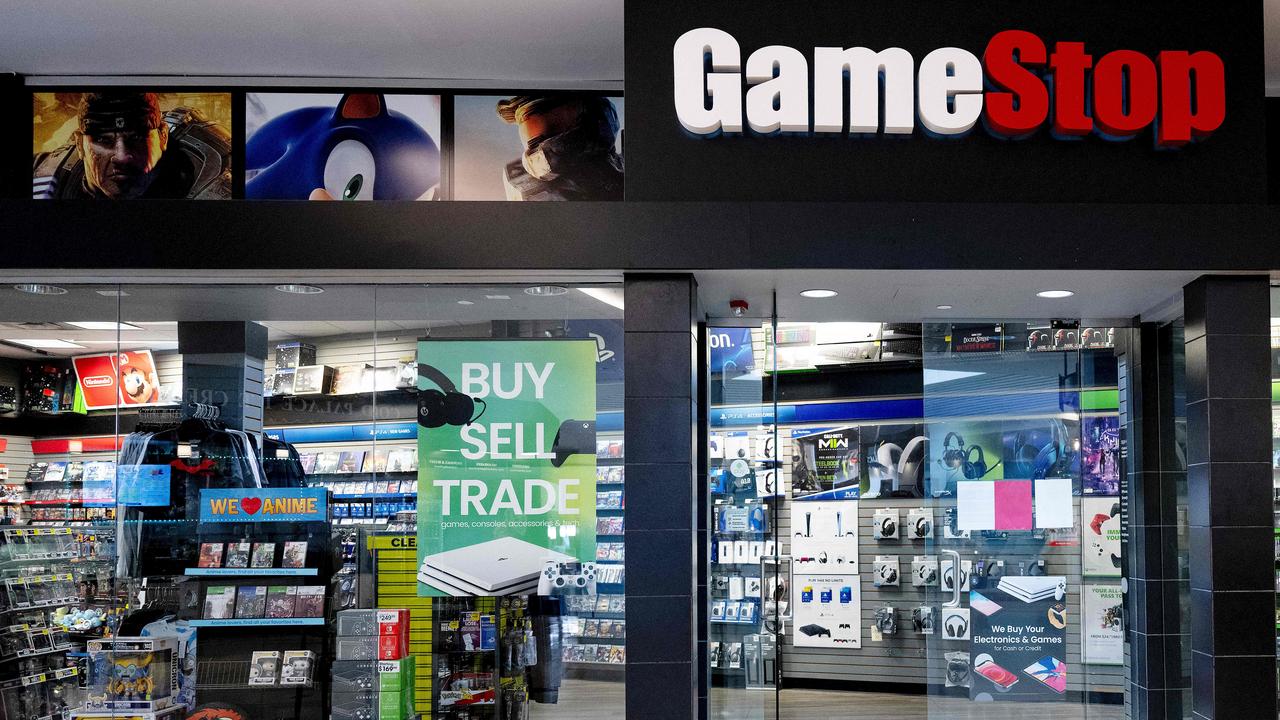 GameStop is a major games retailer in North America and Europe, and it operates in Australia under the brand EB Games. Picture: Jim WATSON / AFP