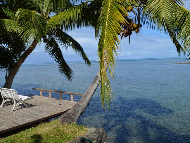 ESCAPE: THREE TAHITI - The waterfront at Fare Mokalei in Tahiti. Picture: Supplied