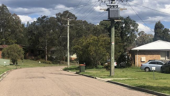 Brown street, Raymond Terrace, where a 72 year old man was injured after two men robbed and assaulted him.