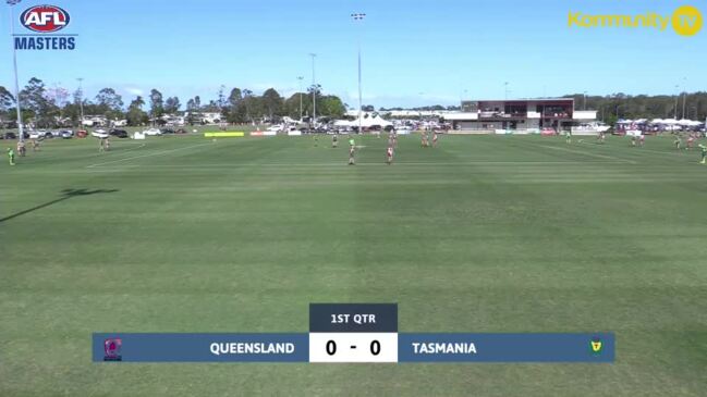 Replay: AFL Masters National Carnival - QLD A v TAS (Men 35s)