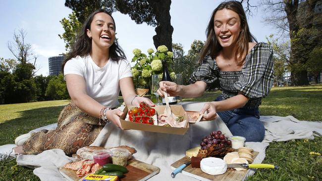 Picnics are in, but house parties are out this Grand Final Day. Picture: David Caird