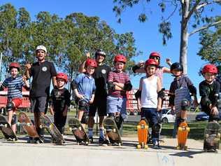 HOPPING IN: Red Frogs are coming to the Mt Perry Skate Park this Saturday. Picture: Erica Murree