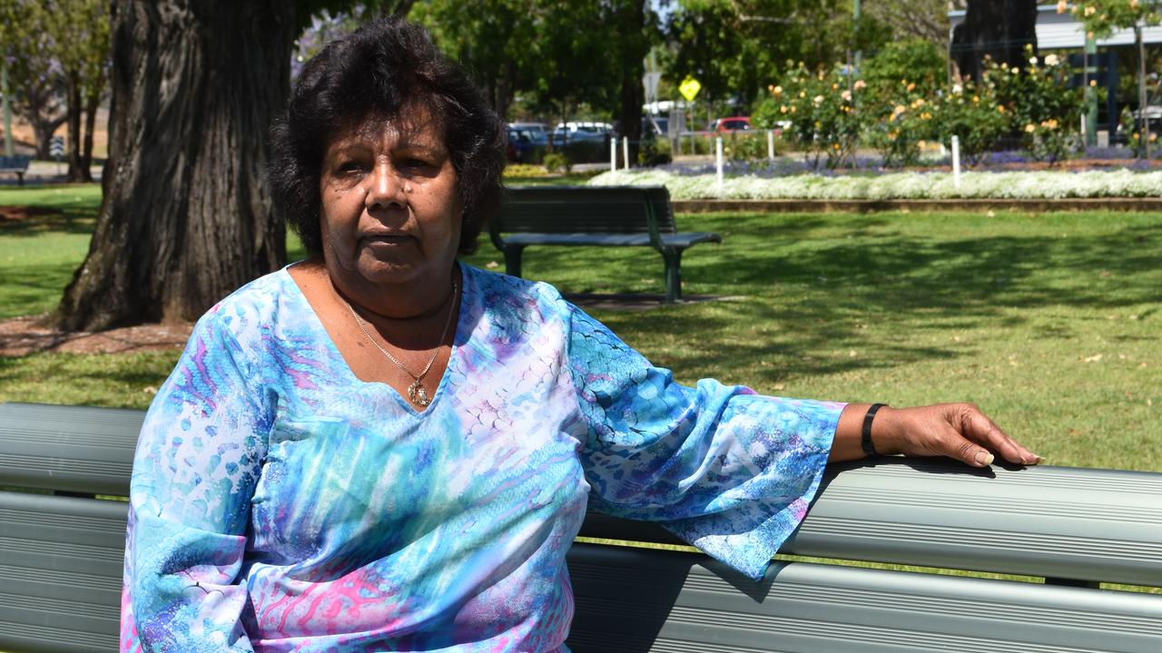 Aunty Lillian Burke in Gympie's Memorial Park