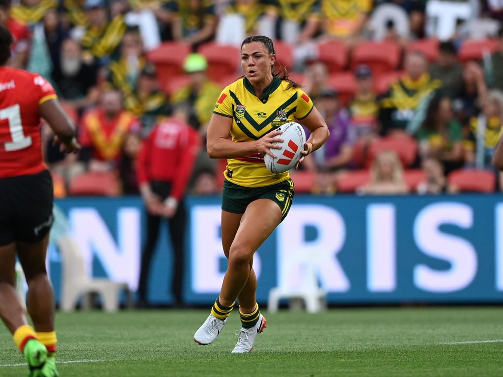 Millie Elliott in action for the Jillaroos. Picture: NRL Photos