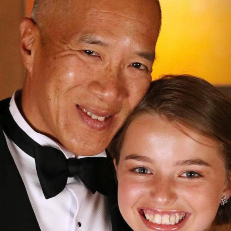 She had returned to ‘her man Charlie’ – neurosurgeon Dr Teo – who successfully removed 98 per cent of her brain tumour last year. Picture: Supplied