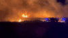 ‘Oh my God’: 70,000kg of sanitiser explode in raging Anakie blaze