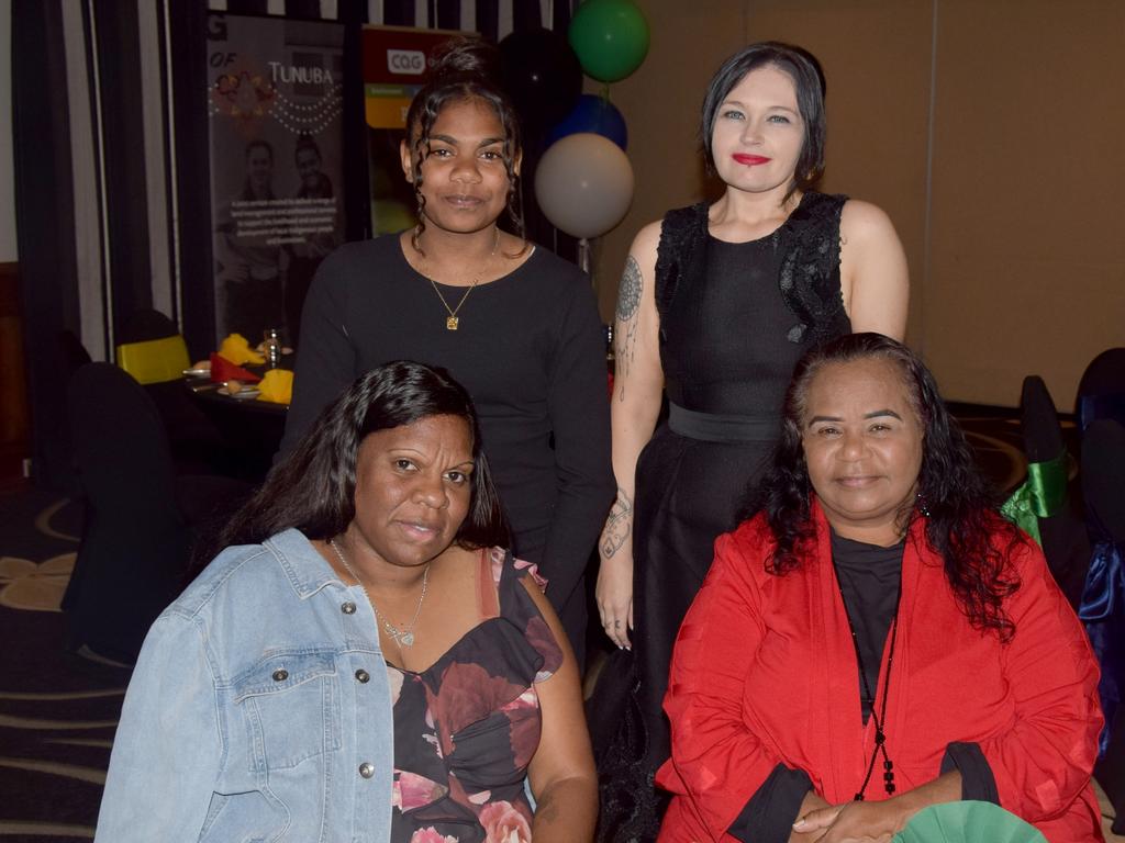 Rockhampton NAIDOC Ball 2021: Sienna Cameron, Davina Sands, Lisa Accoom and Tara Anderson