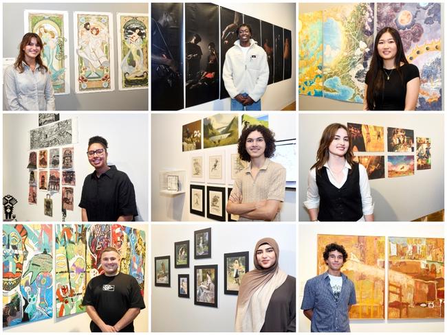 Some of the talented artists in this year's ARTEXPRESS exhibition. Picture: Art Gallery of NSW/Mim