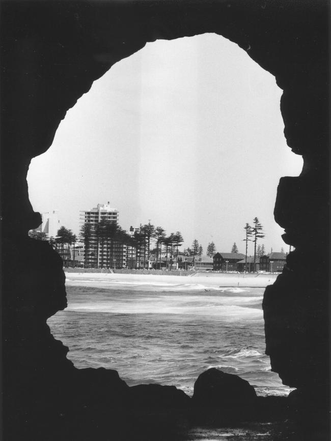 The southern end of the Queenscliff tunnel in 1982. Picture Manly Daily