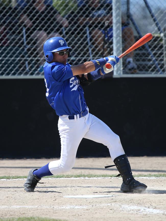Greater Brisbane League baseball - Coomera vs Surfers Paradise at Beenleigh. Surfers’ Yoshi Nishikawa. Picture: Mike Batterham
