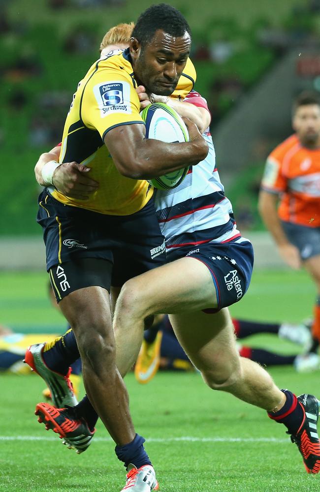 Tevita Kuridrani charges to the line.