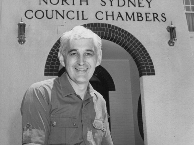 Outside the North Sydney Council chambers. Picture: News Corp Archive.