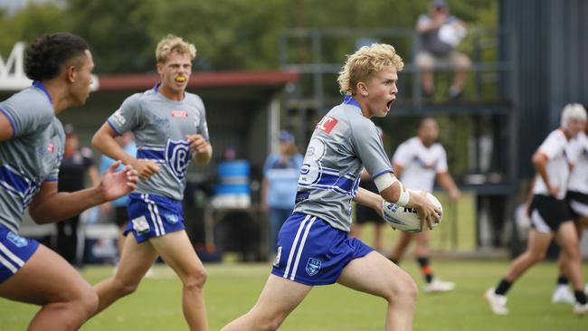 Chais Doherty in action for the North Coast Bulldogs against the Macarthur Wests Tigers during round two of the Andrew Johns Cup at Kirkham Oval, Camden, 10 February 2024. Picture: Warren Gannon Photography.