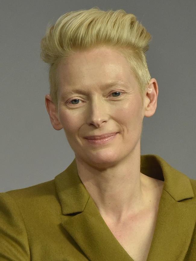 Swinton outside of character. Picture: Getty Images/AFP
