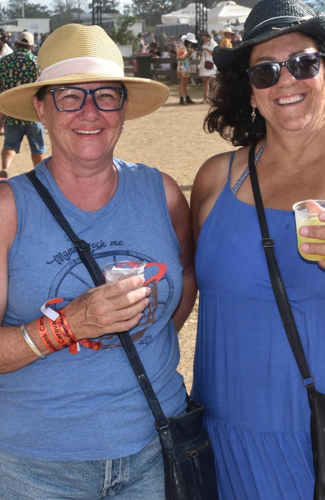 Deb Miller and Peta Milne CMC Rocks Sunday March 17. Picture: Aaron Goodwin