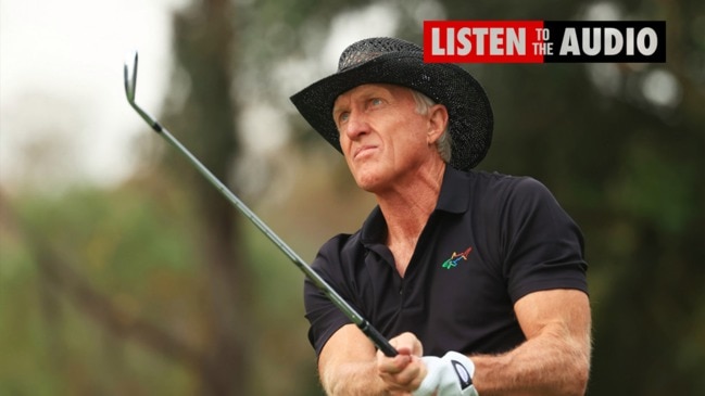 Greg Norman opens up on making his dad eat his words